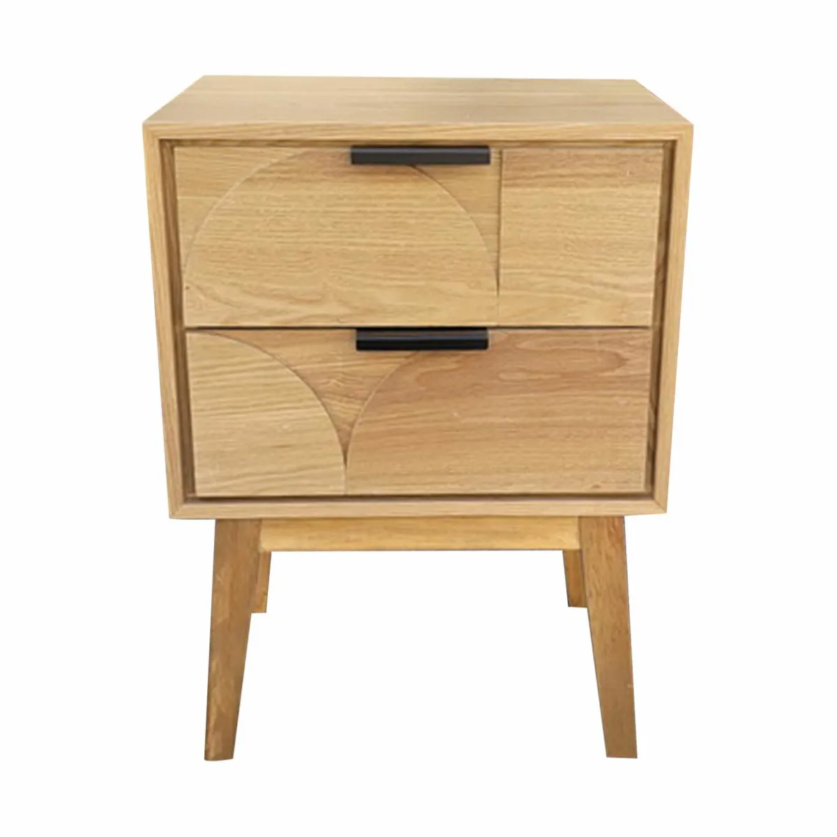 EMINZA Table d'appoint (H60 cm) Double Hanoï Naturel Bois Online