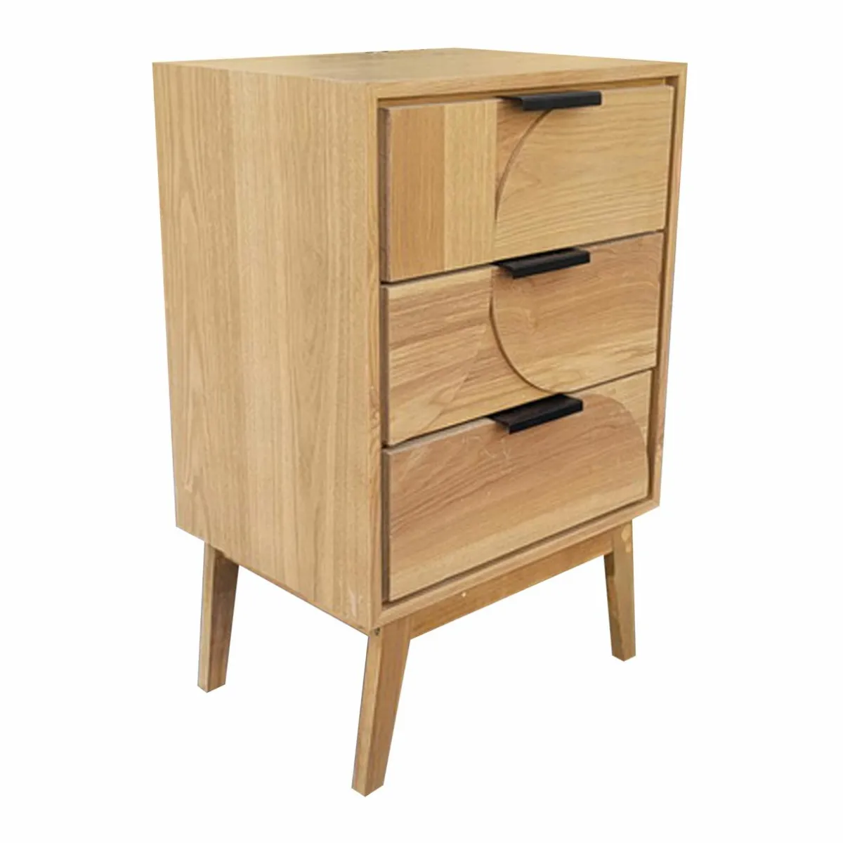EMINZA Table d'appoint en (H65 cm) Hanoï Naturel Bois Hot