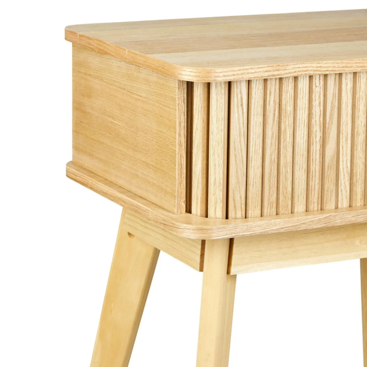 OSTARIA Table de chevet bois (H54 cm) Tim Beige Clearance