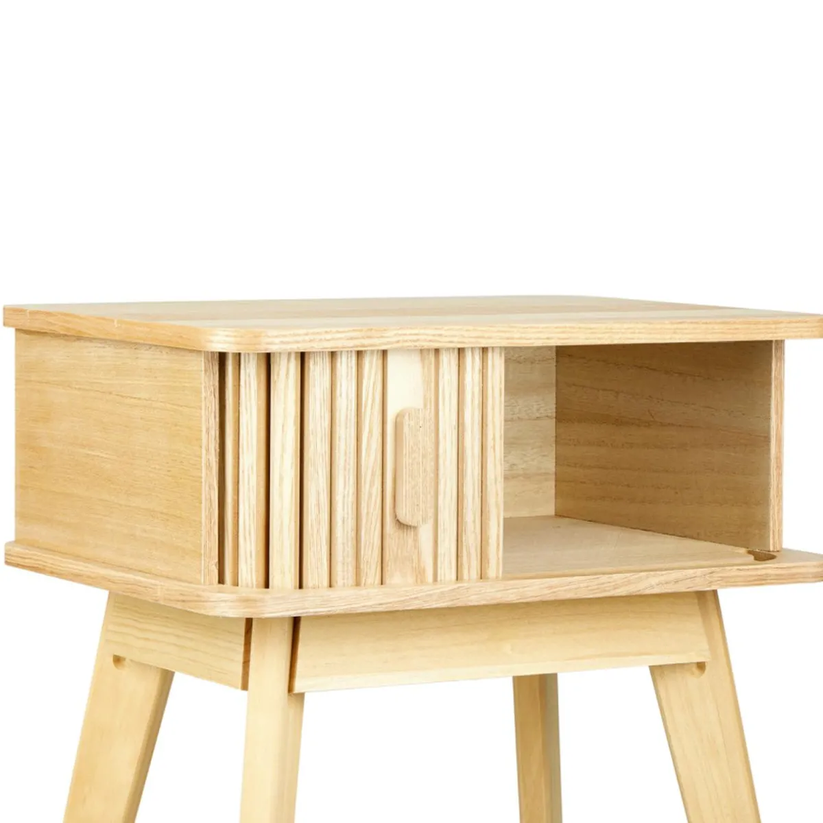 OSTARIA Table de chevet bois (H54 cm) Tim Beige Clearance