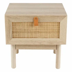 OSTARIA Table de chevet cannage (H40 cm) Jaipur Naturel Hot