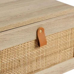 OSTARIA Table de chevet cannage (H40 cm) Jaipur Naturel Hot