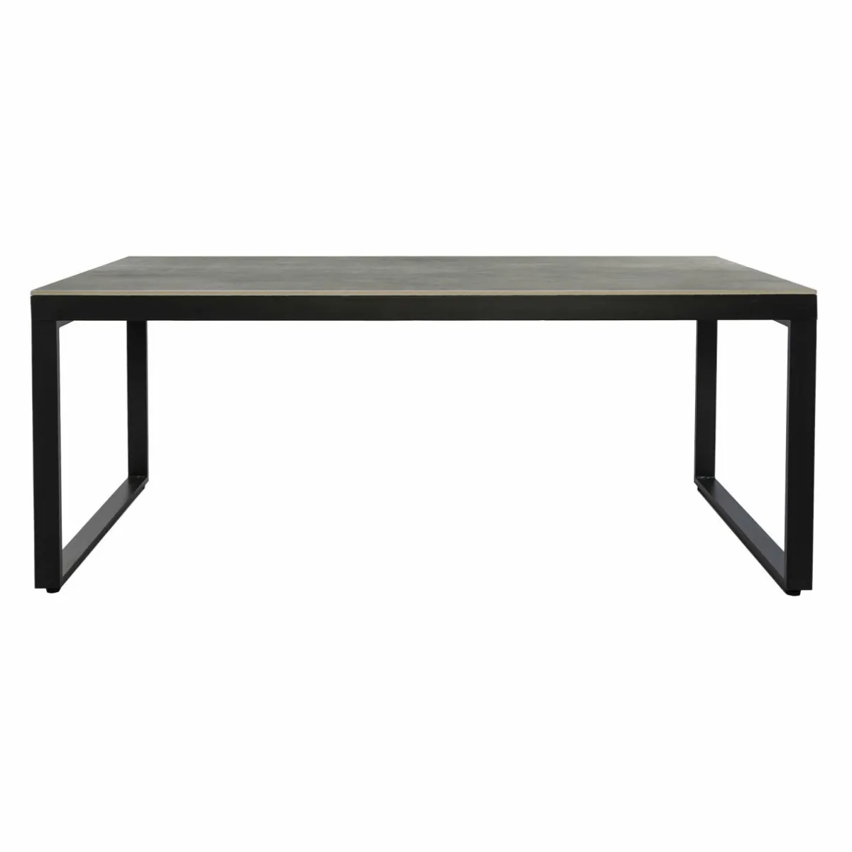 MOBELLIA Table de jardin en aluminium et céramique 8 places (180 x 90 cm) Kore Gris Anthracite Sale