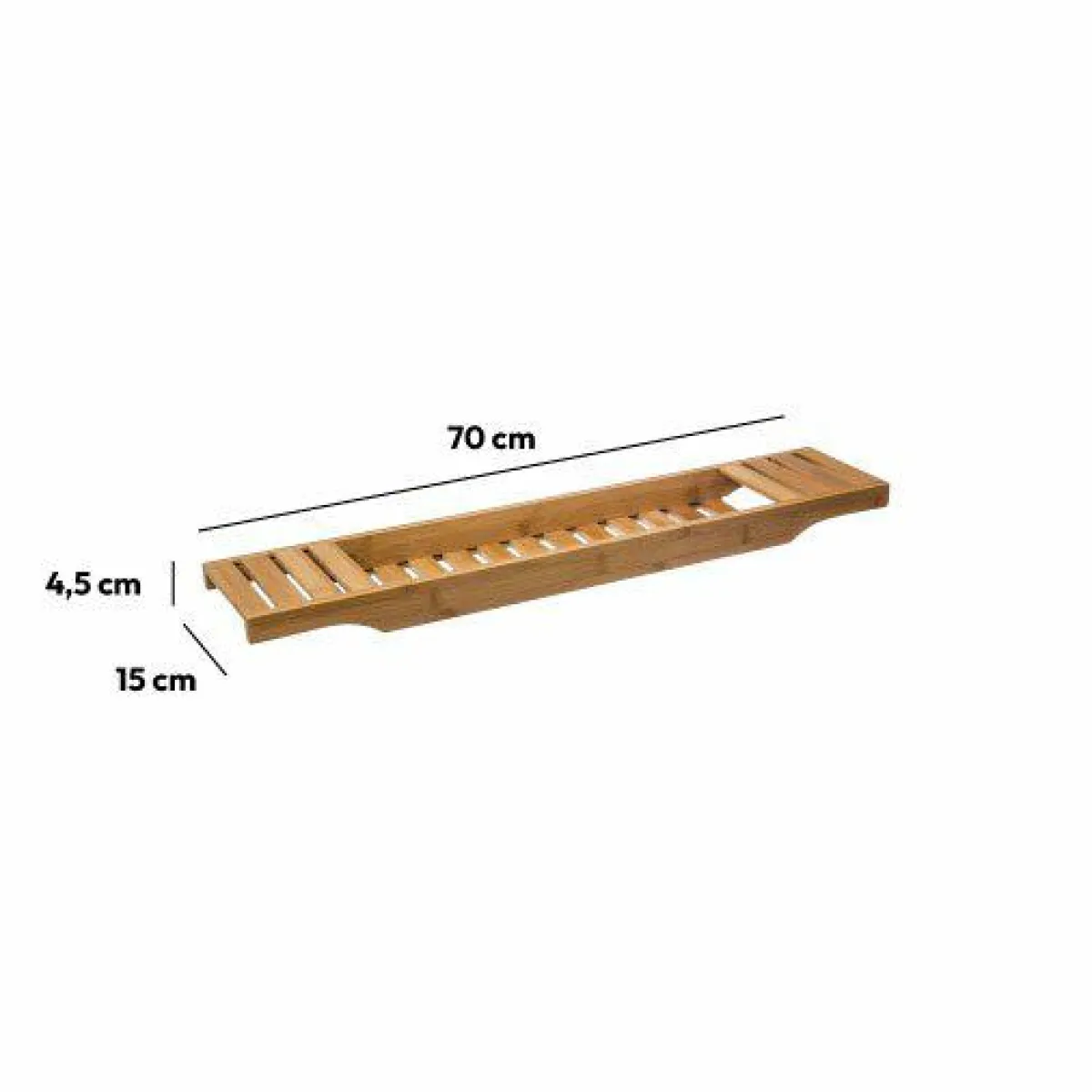 INSTANT D'O Tablette support pour baignoire (70 cm) Baignia Bambou Naturel Sale