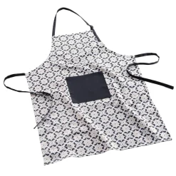 douceur d'intu017drieur Tablier de cuisine coton avec poche (60 x 84 cm) Solaris Noir Best
