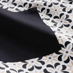 douceur d'intu017drieur Tablier de cuisine coton avec poche (60 x 84 cm) Solaris Noir Best