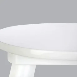 Atmosphera createur d'interieur for kids Tabouret enfant bois (H24 cm) Douceur Blanc New