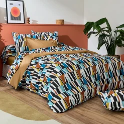 TRADI LINGE Taie de traversin coton (200 cm) Pietro Multicolore Outlet
