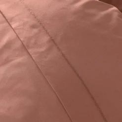 EMINZA Taie de traversin percale de coton (L185 cm) Cali Bois de rose Rose clair Online
