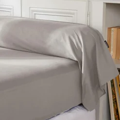 EMINZA Taie de traversin percale de coton (L185 cm) Cali Gris clair Online