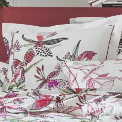 TRADILINGE Taie d'oreiller carrée coton (65 x 65 cm) Pénélope Rose Sale