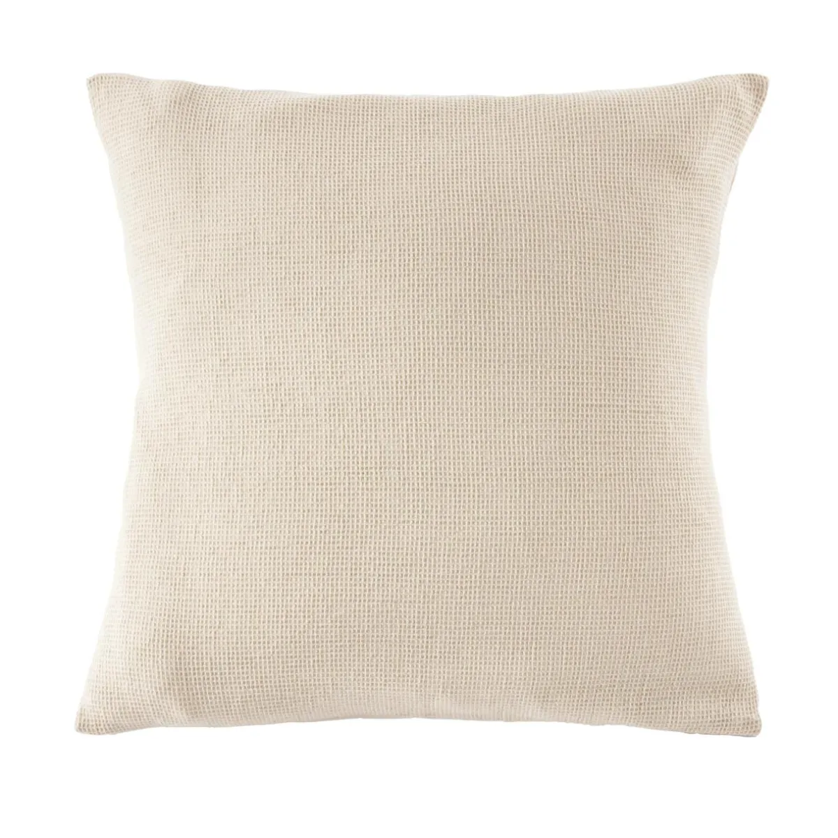 EMINZA Taie d'oreiller carrée coton nid d'abeille (60 x 60 cm) Eva Beige Sale