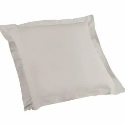 DOUCEUR D'INTERIEUR Taie d'oreiller carrée coton bio (63 x 63 cm) Biolina Taupe Sale