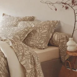 TRADILINGE Taie d'oreiller carrée coton lavé (65 x 65 cm) Séréna Beige Sale