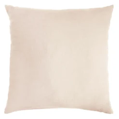 EMINZA Taie d'oreiller carrée gaze de coton (80 x 80 cm) Gaïa Rose poudré New