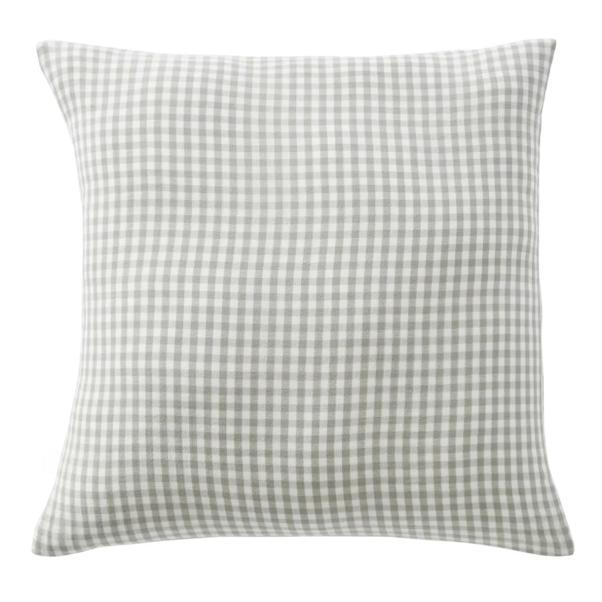 EMINZA Taie d'oreiller carrée gaze de coton (60 x 60 cm) Gaïa vichy Vert Eucalyptus Clearance