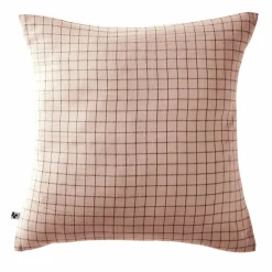 EMINZA Taie d'oreiller carrée gaze de coton (60 x 60 cm) Gaïa Mix Rose poudré Online
