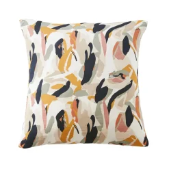 EMINZA Taie d'oreiller carrée gaze de coton (60 x 60 cm) Mathilda Multicolore Hot