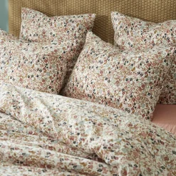 EMINZA Taie d'oreiller carrée gaze de coton (60 x 60 cm) Constance pampa Beige Best