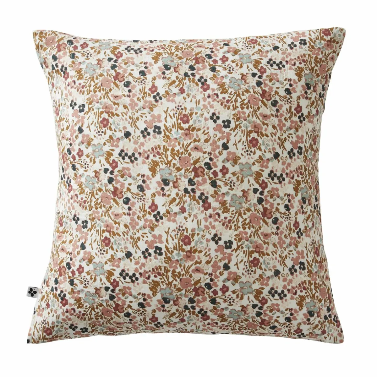 EMINZA Taie d'oreiller carrée gaze de coton (60 x 60 cm) Constance pampa Beige Best