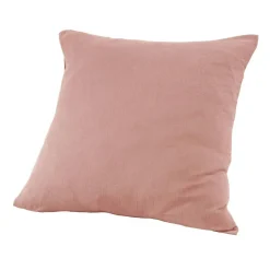 EMINZA Taie d'oreiller carrée gaze de coton (60 x 60 cm) Gaïa Rose Pêche Online