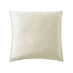 EMINZA Taie d'oreiller carrée lyocell Tencel™ lavé (63 x 63 cm) Olivia pampa Beige Outlet