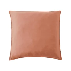 EMINZA Taie d'oreiller carrée lyocell Tencel™ lavé (63 x 63 cm) Olivia Terracotta