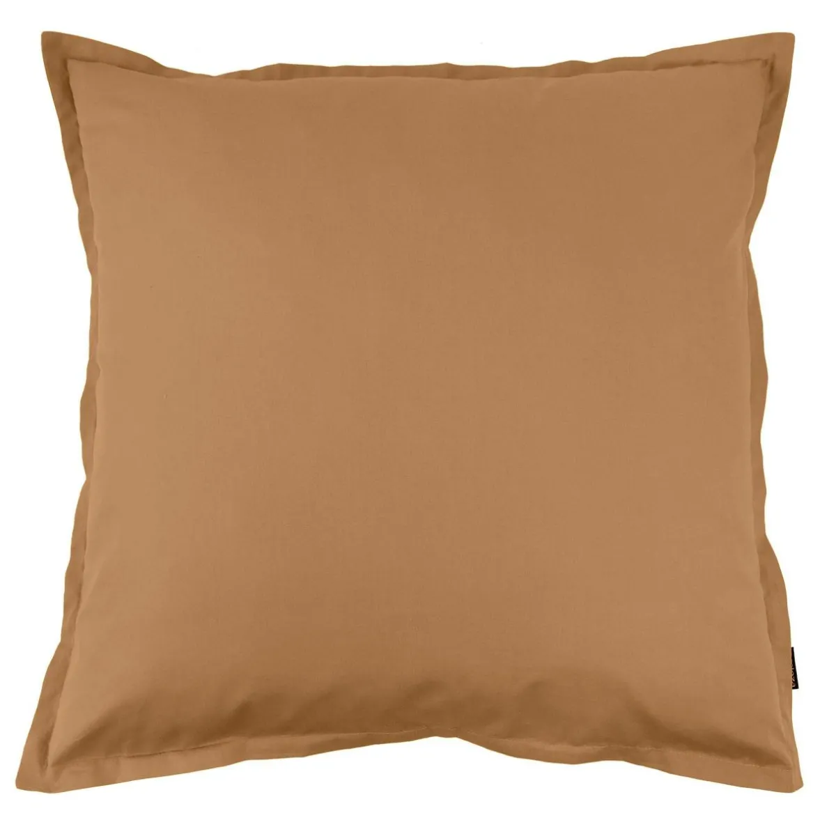 EMINZA Taie d'oreiller carrée percale de coton (80 x 80 cm) Cali Camel Discount