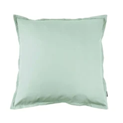 EMINZA Taie d'oreiller carrée percale de coton (65 x 65 cm) Cali Vert Eucalyptus New