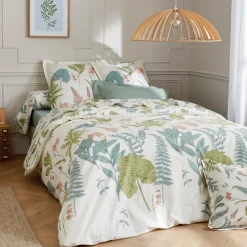 TRADILINGE Taie d'oreiller carrée percale de coton (65 x 65 cm) Féerie Multicolore