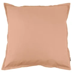 EMINZA Taie d'oreiller carrée percale de coton (80 x 80 cm) Cali Rose Pêche Hot