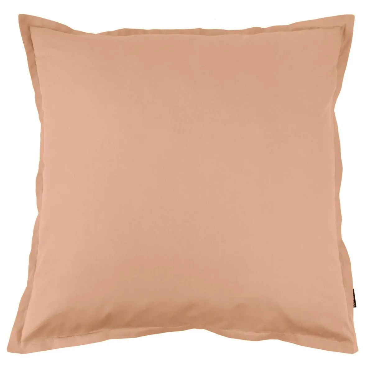 EMINZA Taie d'oreiller carrée percale de coton (80 x 80 cm) Cali Rose Pêche Hot