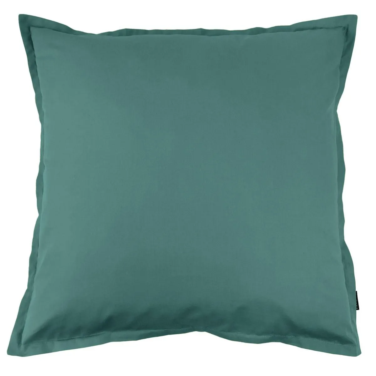 EMINZA Taie d'oreiller carrée percale de coton (80 x 80 cm) Cali Bleu canard Sale
