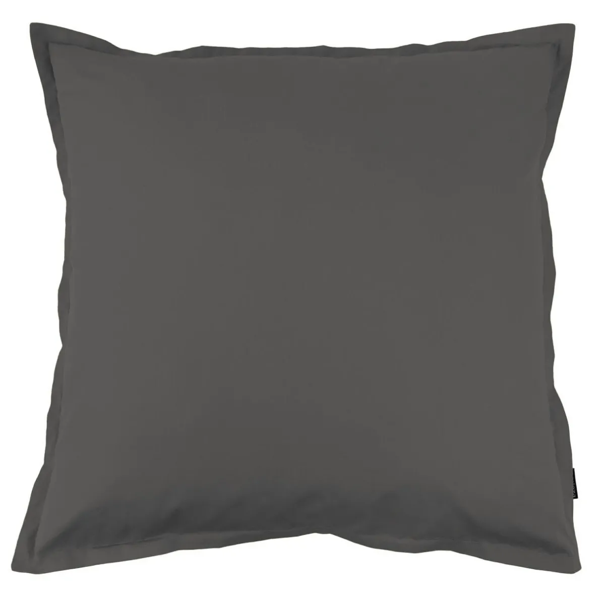 EMINZA Taie d'oreiller carrée percale de coton (80 x 80 cm) Cali Gris Anthracite Clearance