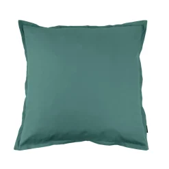 EMINZA Taie d'oreiller carrée percale de coton (65 x 65 cm) Cali Bleu canard Best