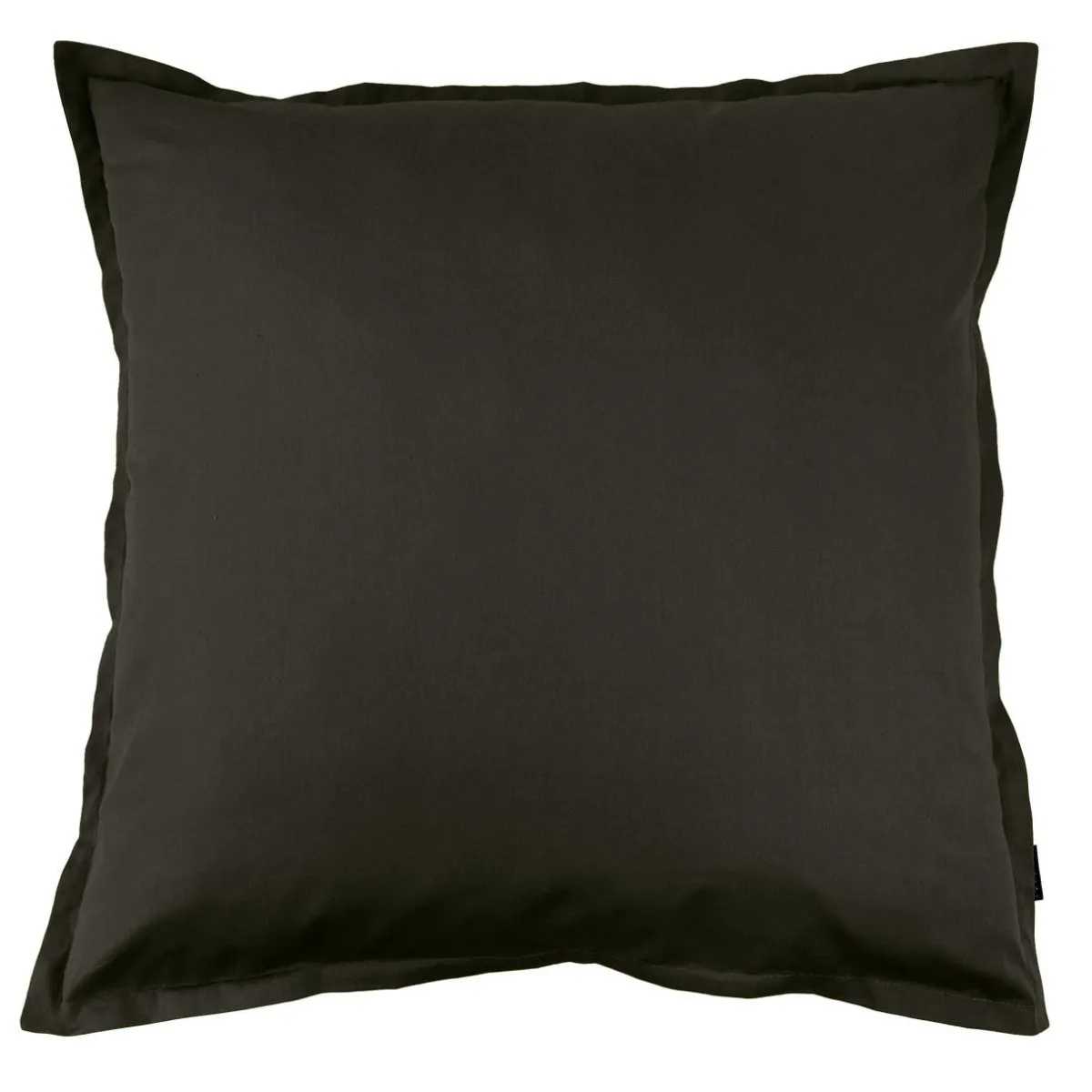 EMINZA Taie d'oreiller carrée percale de coton (80 x 80 cm) Cali e Noir Outlet