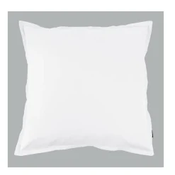 EMINZA Taie d'oreiller carrée percale de coton (65 x 65 cm) Cali Blanc Online