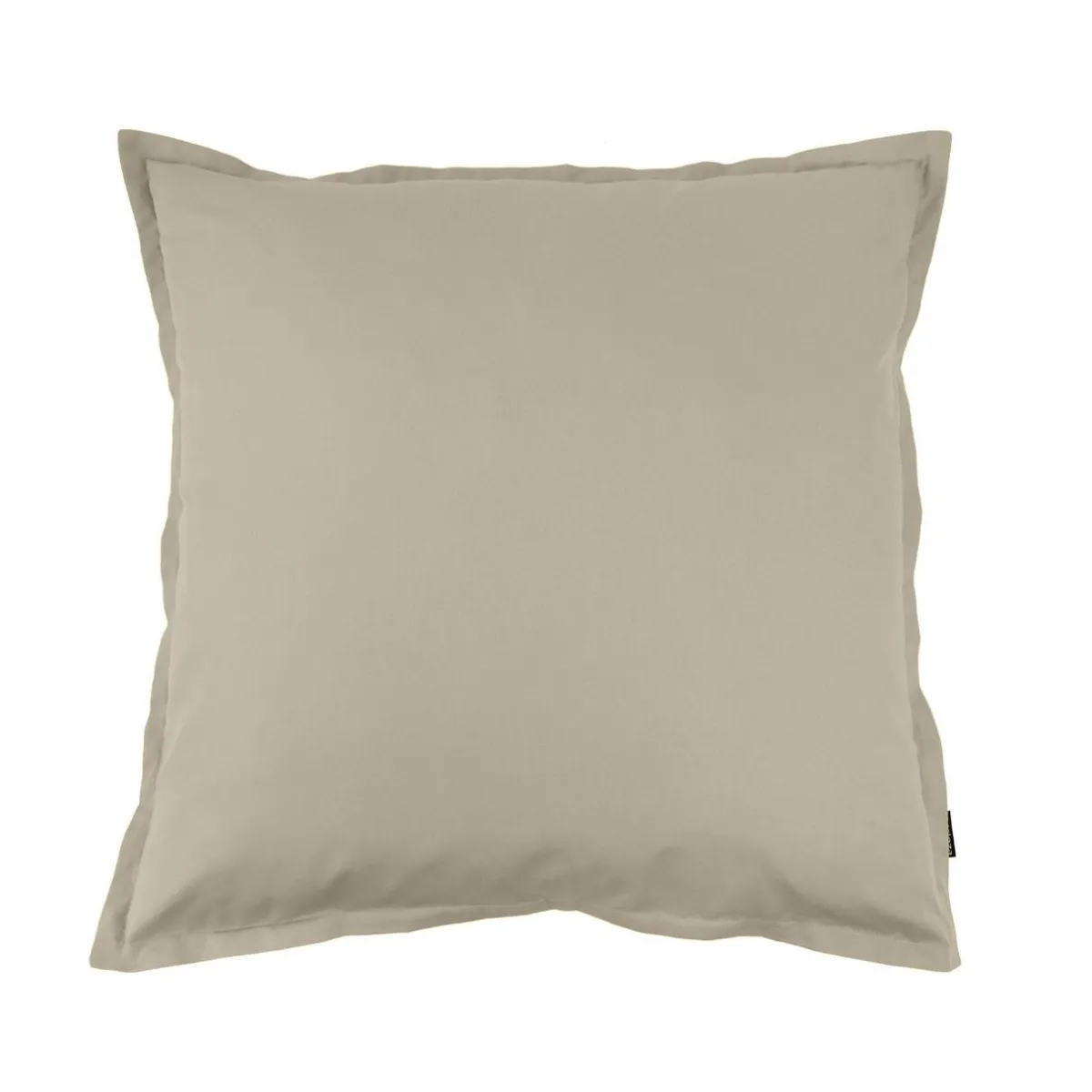 EMINZA Taie d'oreiller carrée percale de coton (65 x 65 cm) Cali Taupe New