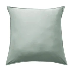 EMINZA Taie d'oreiller carrée satin de bambou (63 x 63 cm) Sienna Vert Eucalyptus New