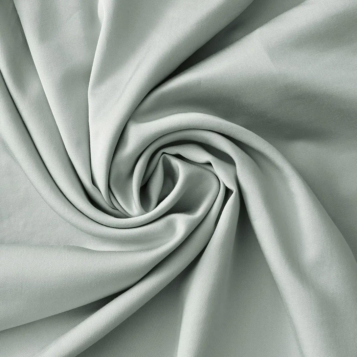 EMINZA Taie d'oreiller carrée satin de bambou (63 x 63 cm) Sienna Vert Eucalyptus New