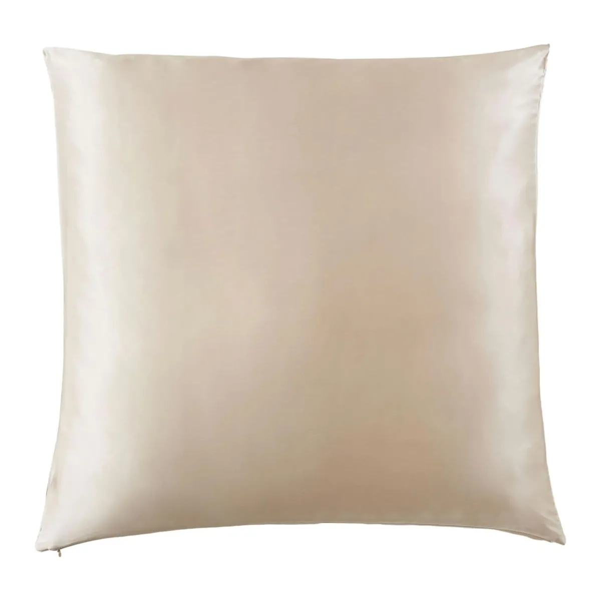 EMINZA Taie d'oreiller carrée soie de mûrier (80 x 80 cm) Mizuki pampa Beige Best