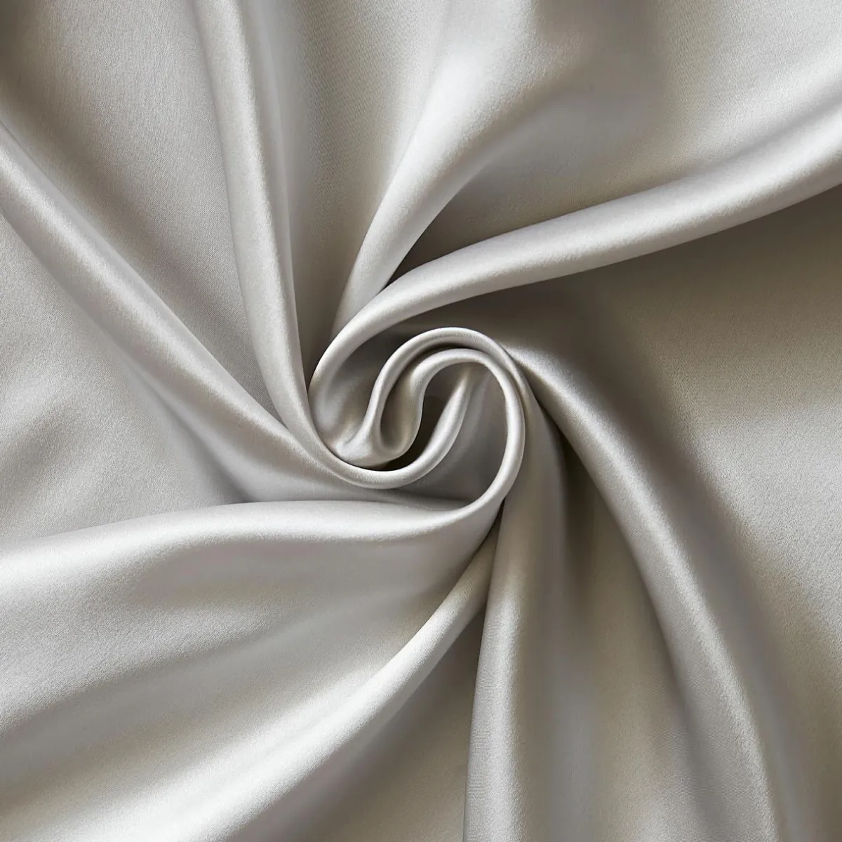 EMINZA Taie d'oreiller carrée soie de mûrier (80 x 80 cm) Mizuki Gris clair Online