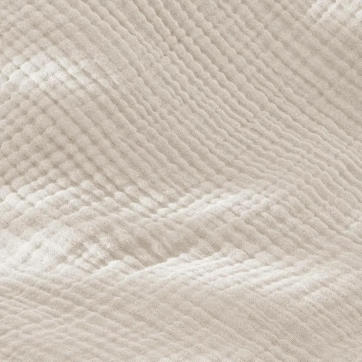 EMINZA Taie d'oreiller quadruple gaze de coton (50 x 70 cm) Victoria x Gaïa pampa Beige Clearance