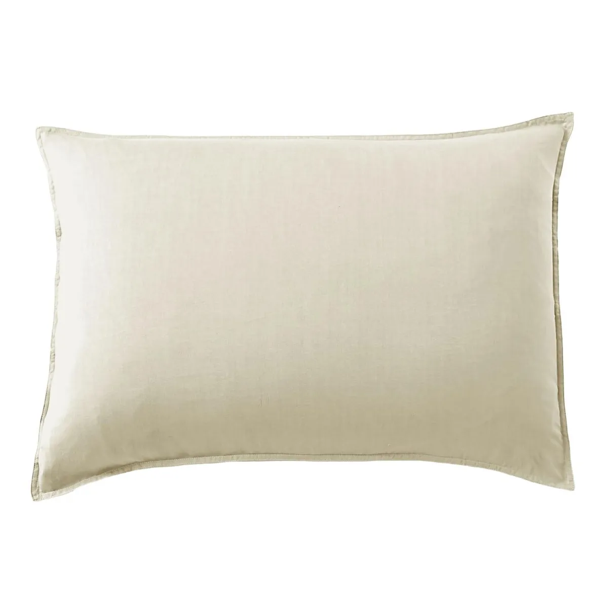 EMINZA Taie d'oreiller rectangulaire lyocell Tencel™ lavé (50 x 70 cm) Olivia pampa Beige Discount