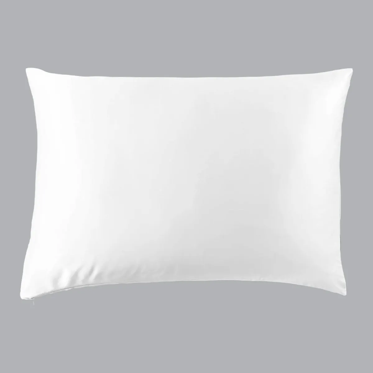 EMINZA Taie d'oreiller rectangulaire soie de mûrier (50 x 80 cm) Mizuki he Blanc Discount