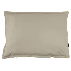 EMINZA Taie d'oreiller rectangulaire percale de coton (50 x 80 cm) Cali Taupe Best