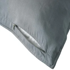 EMINZA Taie d'oreiller rectangulaire lyocell Tencel™ lavé (50 x 80 cm) Olivia stone Bleu Hot