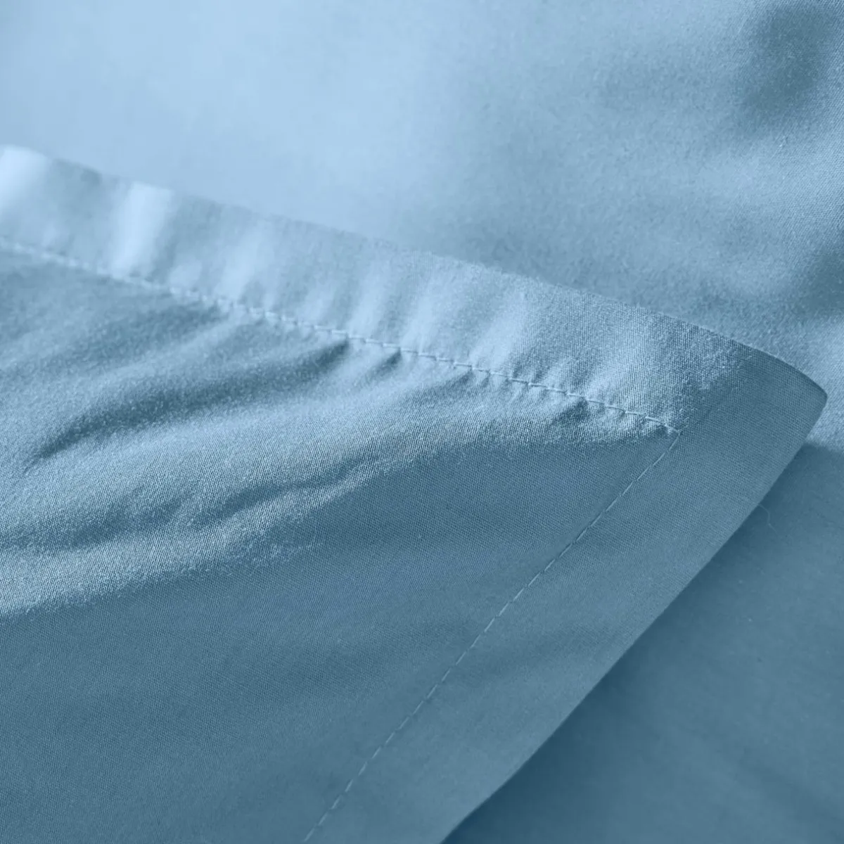 EMINZA Taie d'oreiller rectangulaire percale de coton (50 x 70 cm) Cali Bleu Ciel Clearance