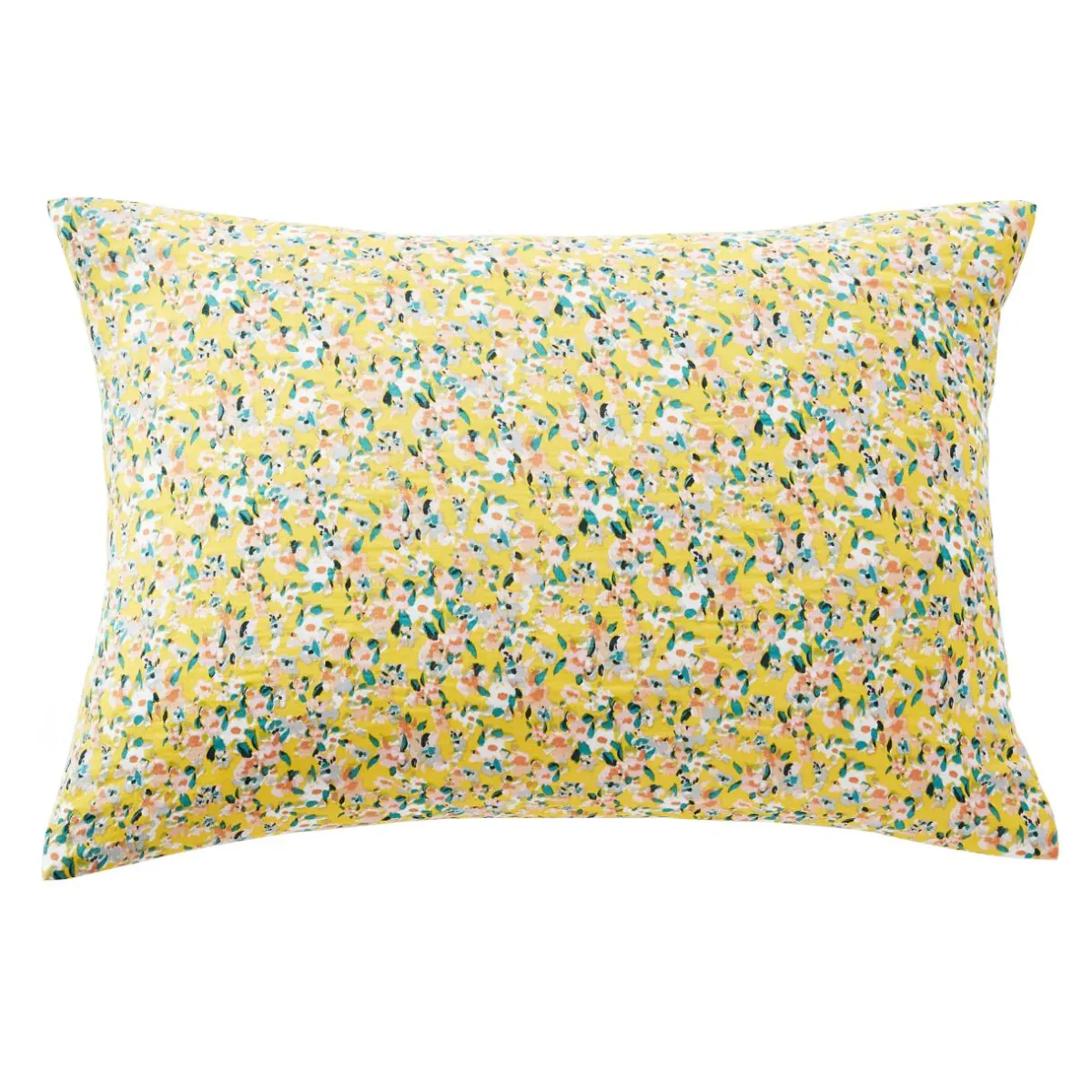 EMINZA Taie d'oreiller rectangulaire gaze de coton (50 x 70 cm) Abigaël Jaune Outlet