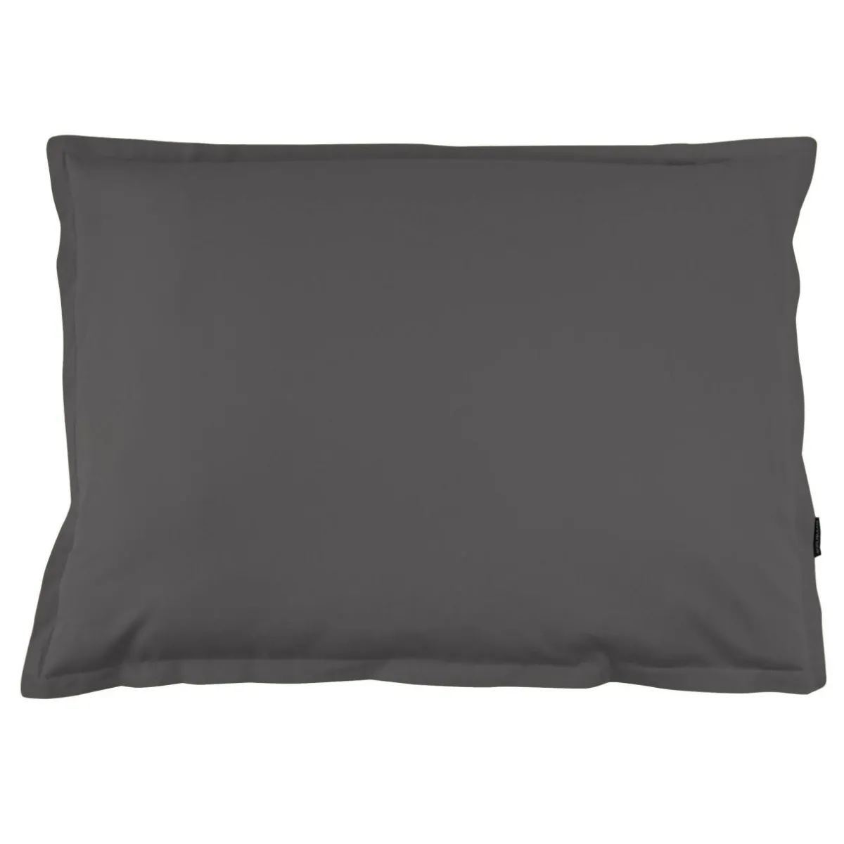 EMINZA Taie d'oreiller rectangulaire percale de coton (80 cm) Cali Gris Anthracite Discount